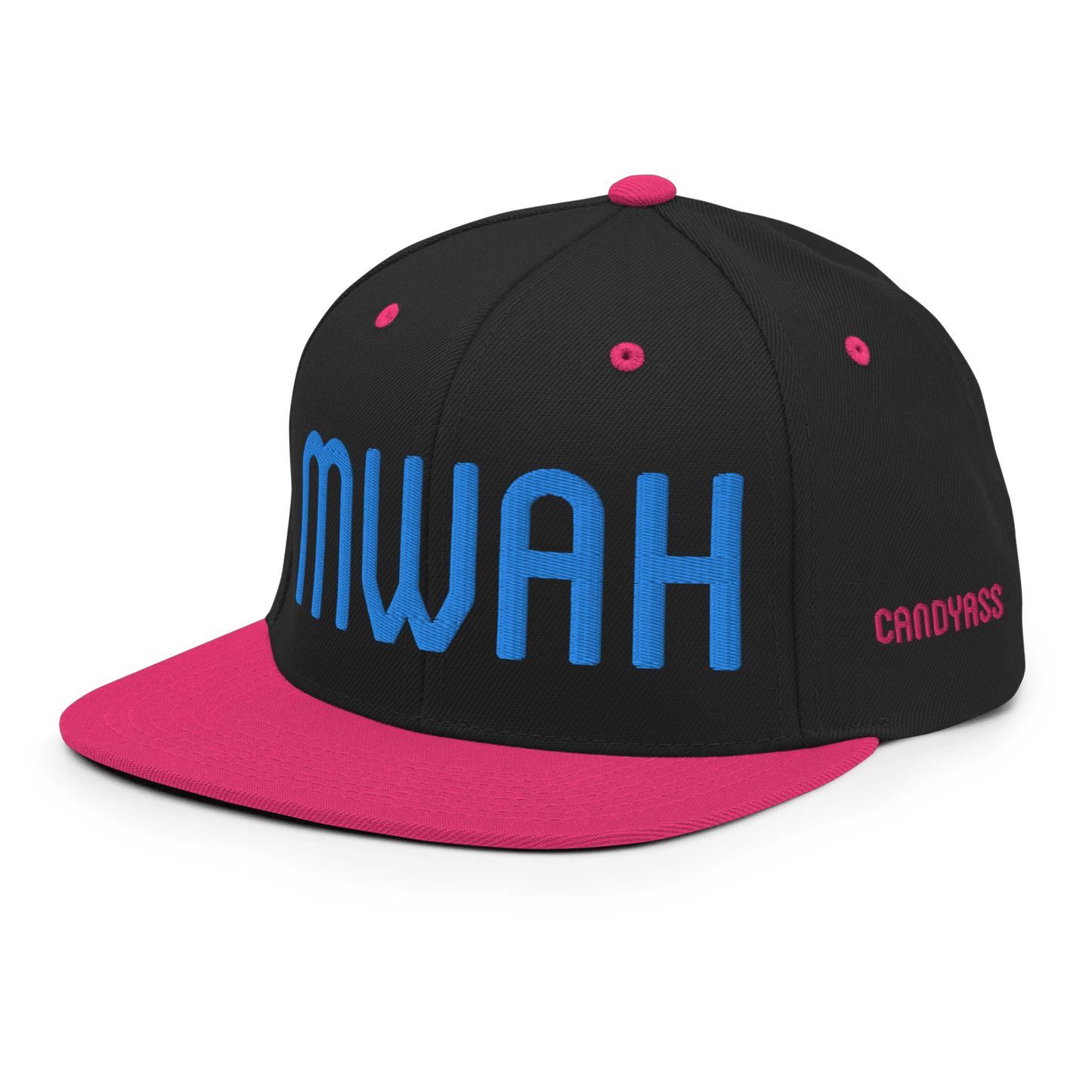 Candyass Full-Deck Blue “MWAH” Snapback Hat