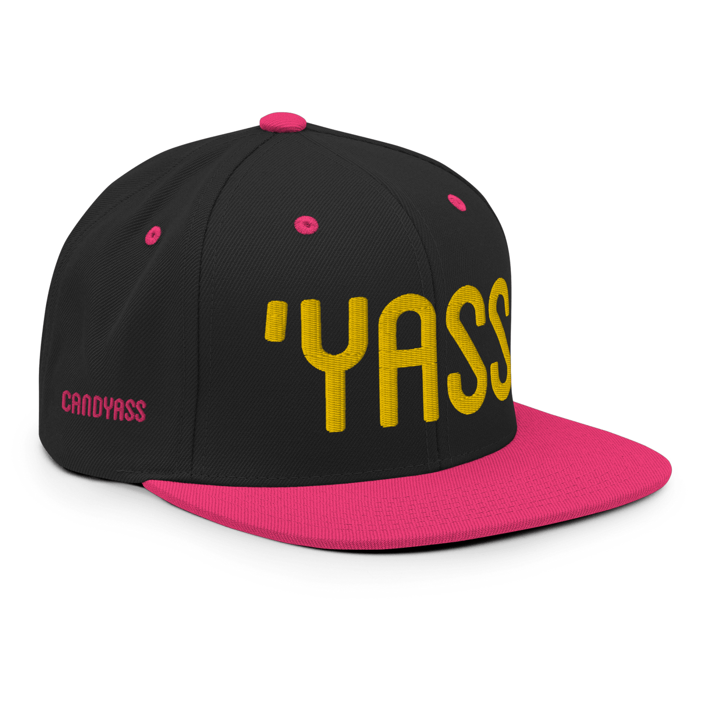 Candyass Full-Deck Gold “YASS” Snapback Hat