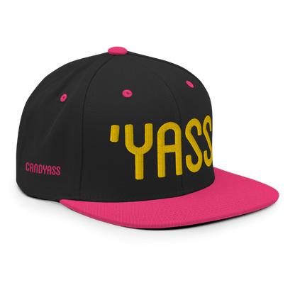 Candyass Full-Deck Gold “YASS” Snapback Hat