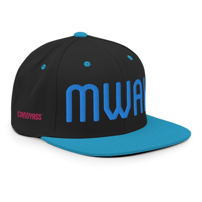 Candyass Full-Deck Blue “MWAH” Snapback Hat