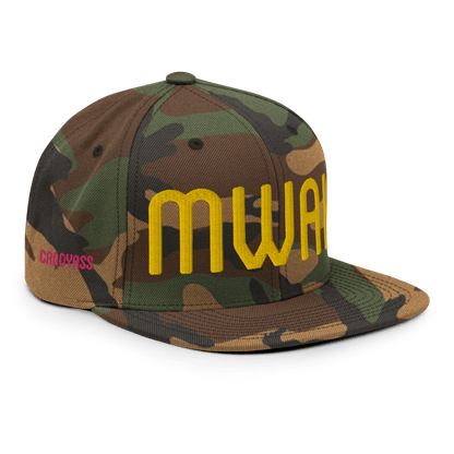 Candyass Full-Deck Gold “MWAH” Snapback Hat