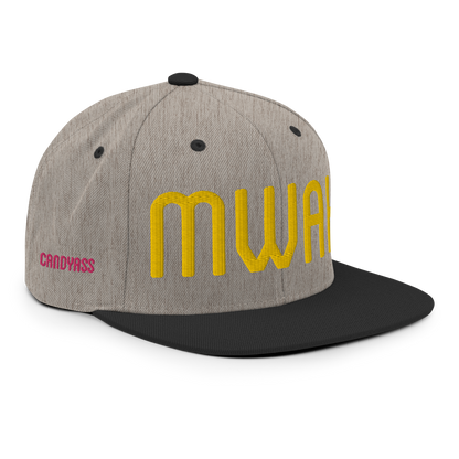 Candyass Full-Deck Gold “MWAH” Snapback Hat
