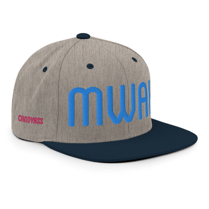 Candyass Full-Deck Blue “MWAH” Snapback Hat