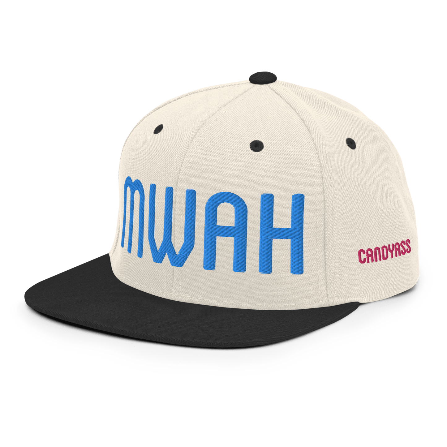 Candyass Full-Deck Blue “MWAH” Snapback Hat