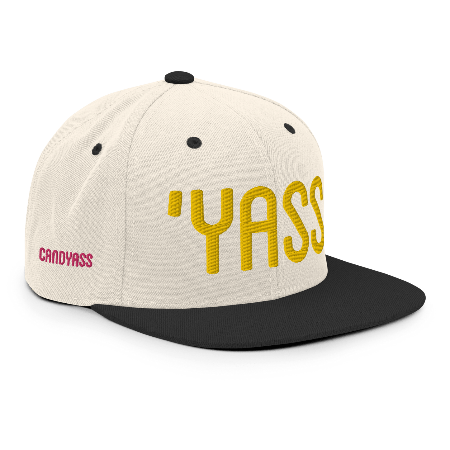 Candyass Full-Deck Gold “YASS” Snapback Hat