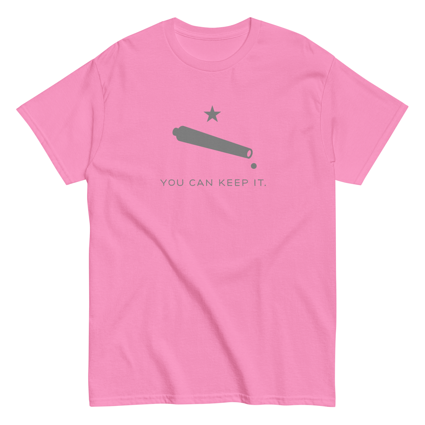 “You Can Keep It” Unisex Short Sleeve T-Shirt (Dove)