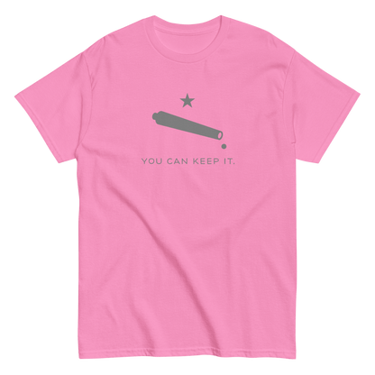 “You Can Keep It” Unisex Short Sleeve T-Shirt (Dove)