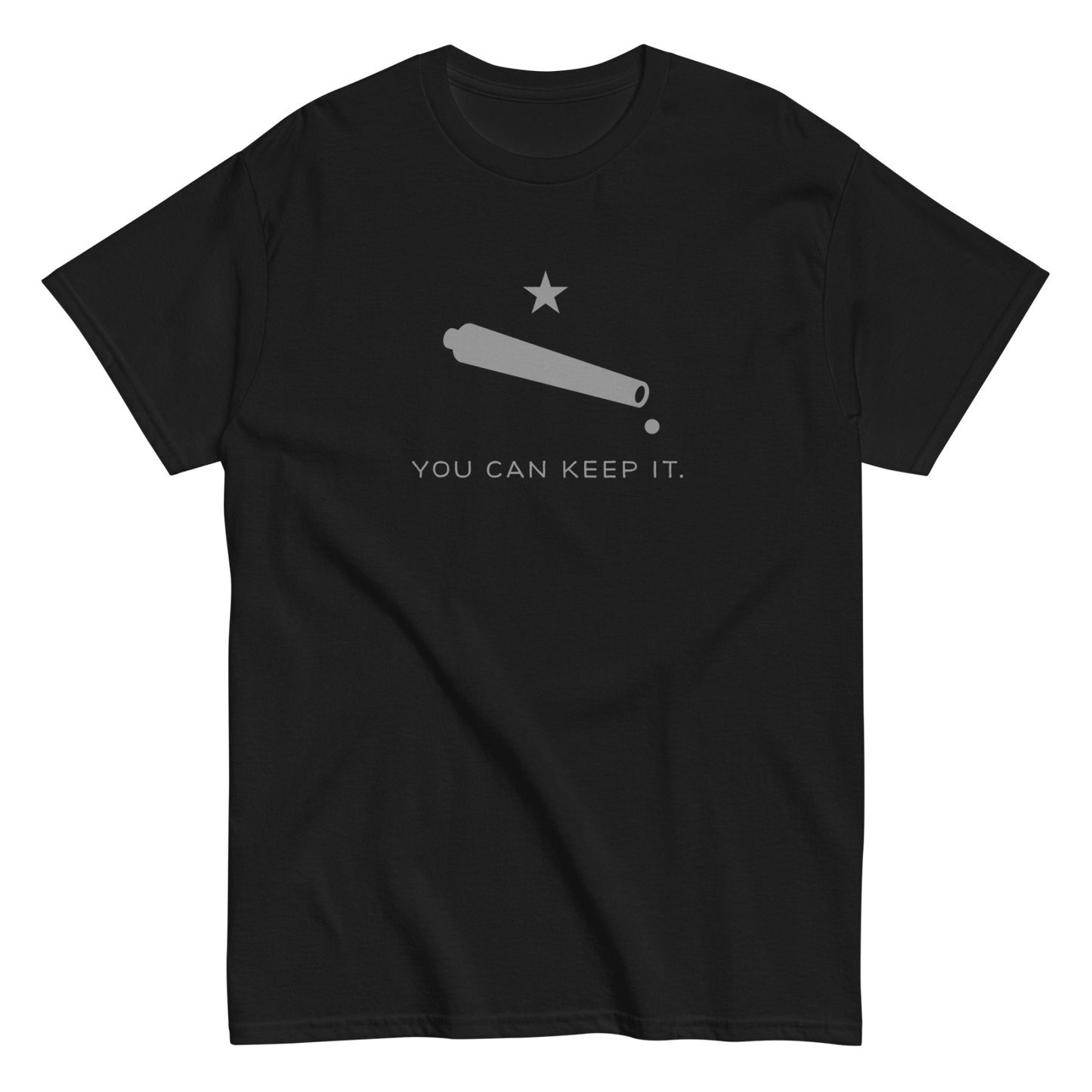 “You Can Keep It” Unisex Short Sleeve T-Shirt (Dove)