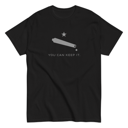 “You Can Keep It” Unisex Short Sleeve T-Shirt (Dove)