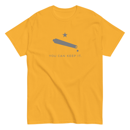 “You Can Keep It” Unisex Short Sleeve T-Shirt (Dove)