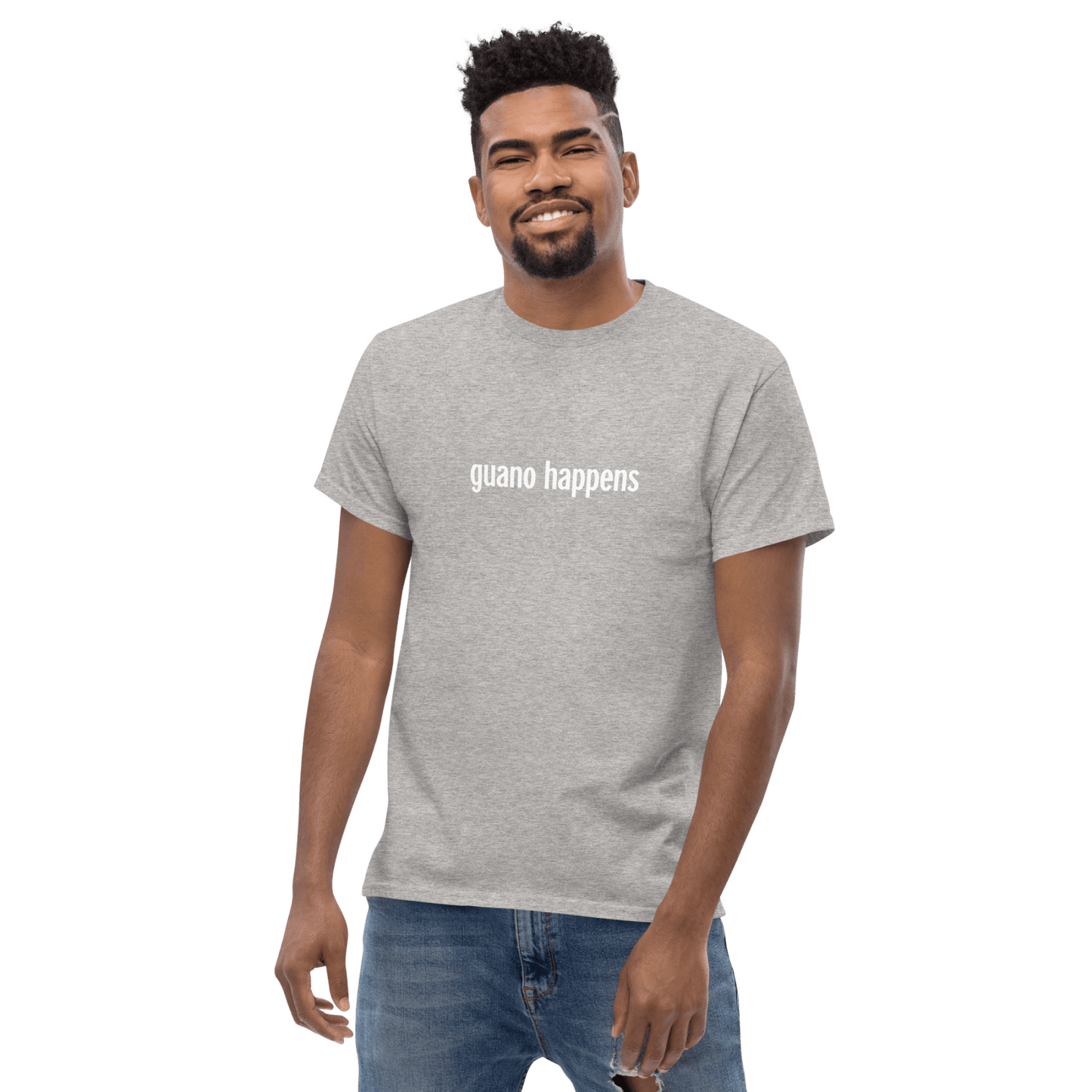 Guano Happens 03 Unisex Short Sleeve T-Shirt (Swan)