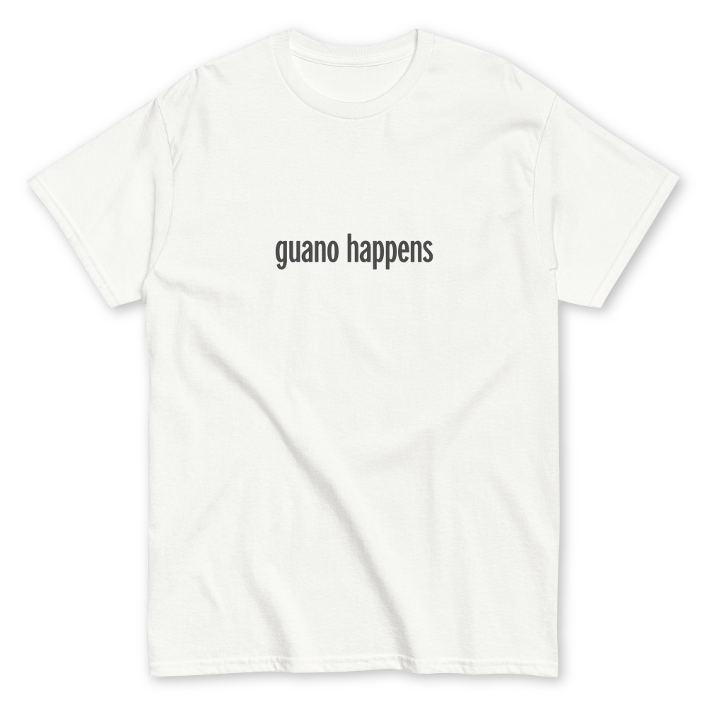 Guano Happens 03 Unisex Short Sleeve T-Shirt (Mono)
